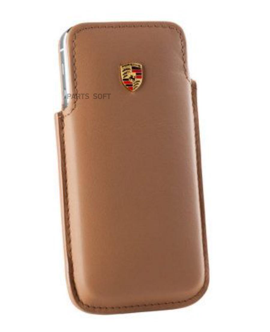 WAP0300150E Кожаный чехол для iPhone 5 Porsche Case for iPhone 5 Cognac VAG  купить в каталоге интернет магазина Авто-Мото.ру по выгодной цене