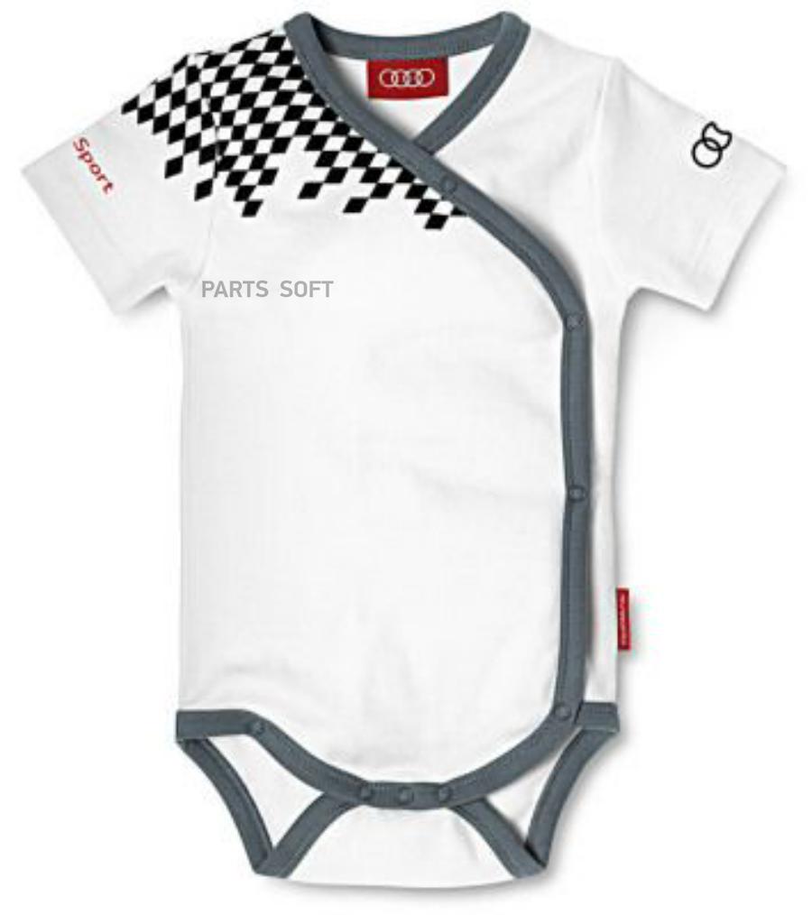 3201400202 Боди для мальчиков Audi Babys Body -King of The Road- Audi Sport  White-Grey VAG купить в каталоге интернет магазина Авто-Мото.ру по выгодной  цене