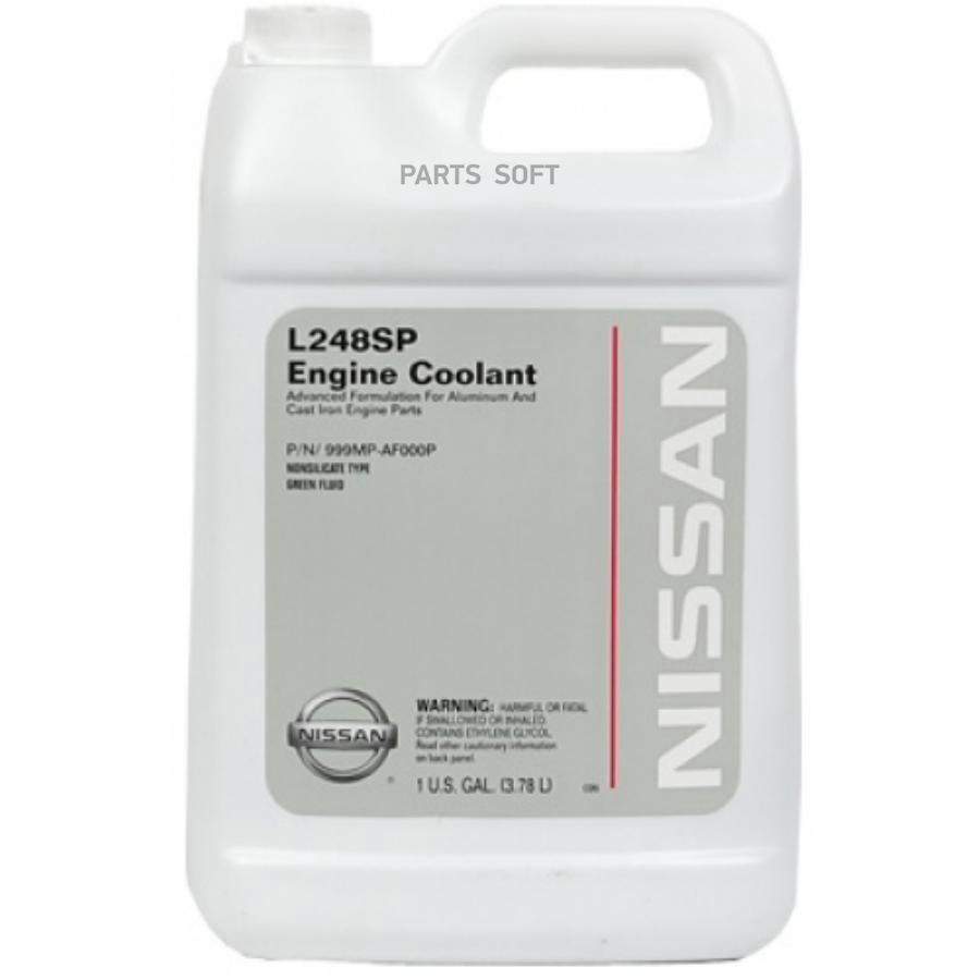 999MPAF000P Антифриз концентрированный тёмно-зелёный NISSAN Long Life  Coolant SP248 (3,780л) NISSAN купить в каталоге интернет магазина Авто-Мото.ру  по выгодной цене