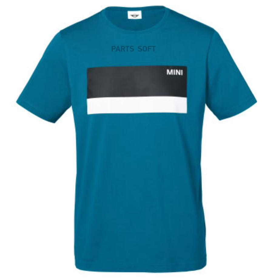 80142460773 Мужская футболка MINI Wordmark T-Shirt Mens Island/White/Black  BMW купить в каталоге интернет магазина Авто-Мото.ру по выгодной цене