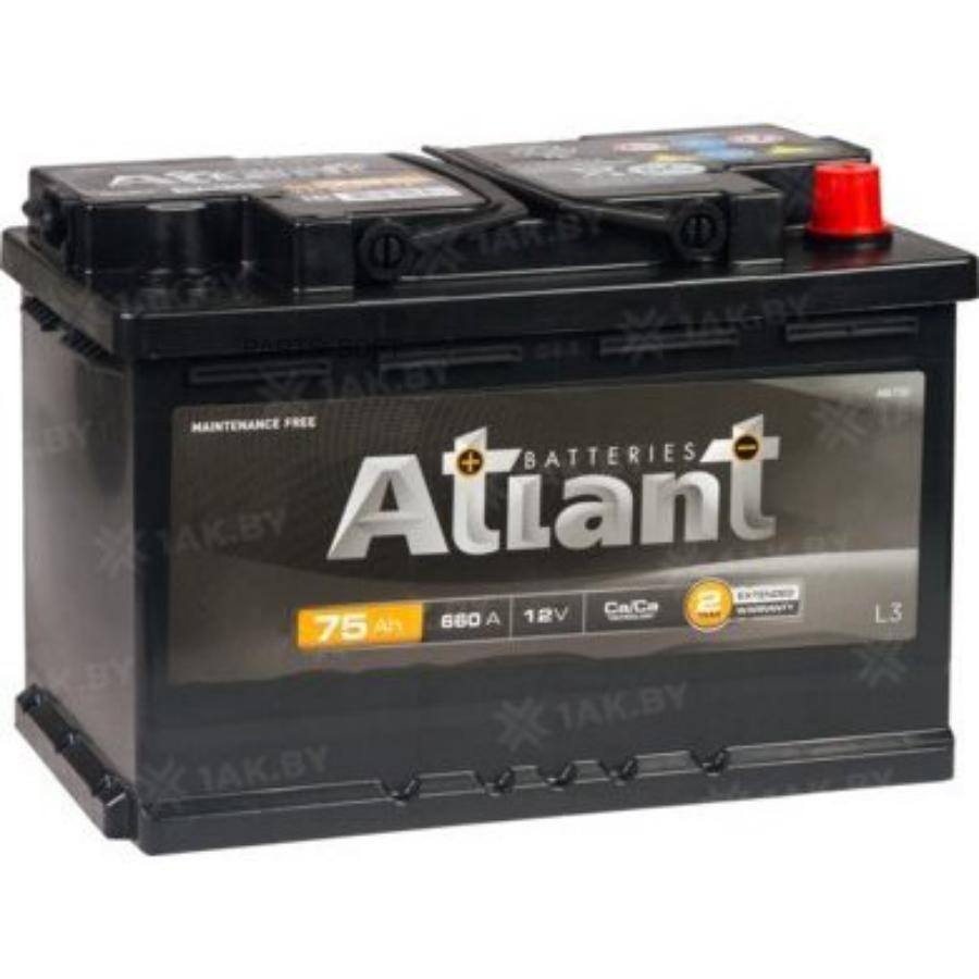 4815156003944 Аккумулятор ATLANT Black 60Ah R+ (-/+) 12V 460A EN  242х175х190 ATLANT купить в каталоге интернет магазина Авто-Мото.ру по  выгодной цене